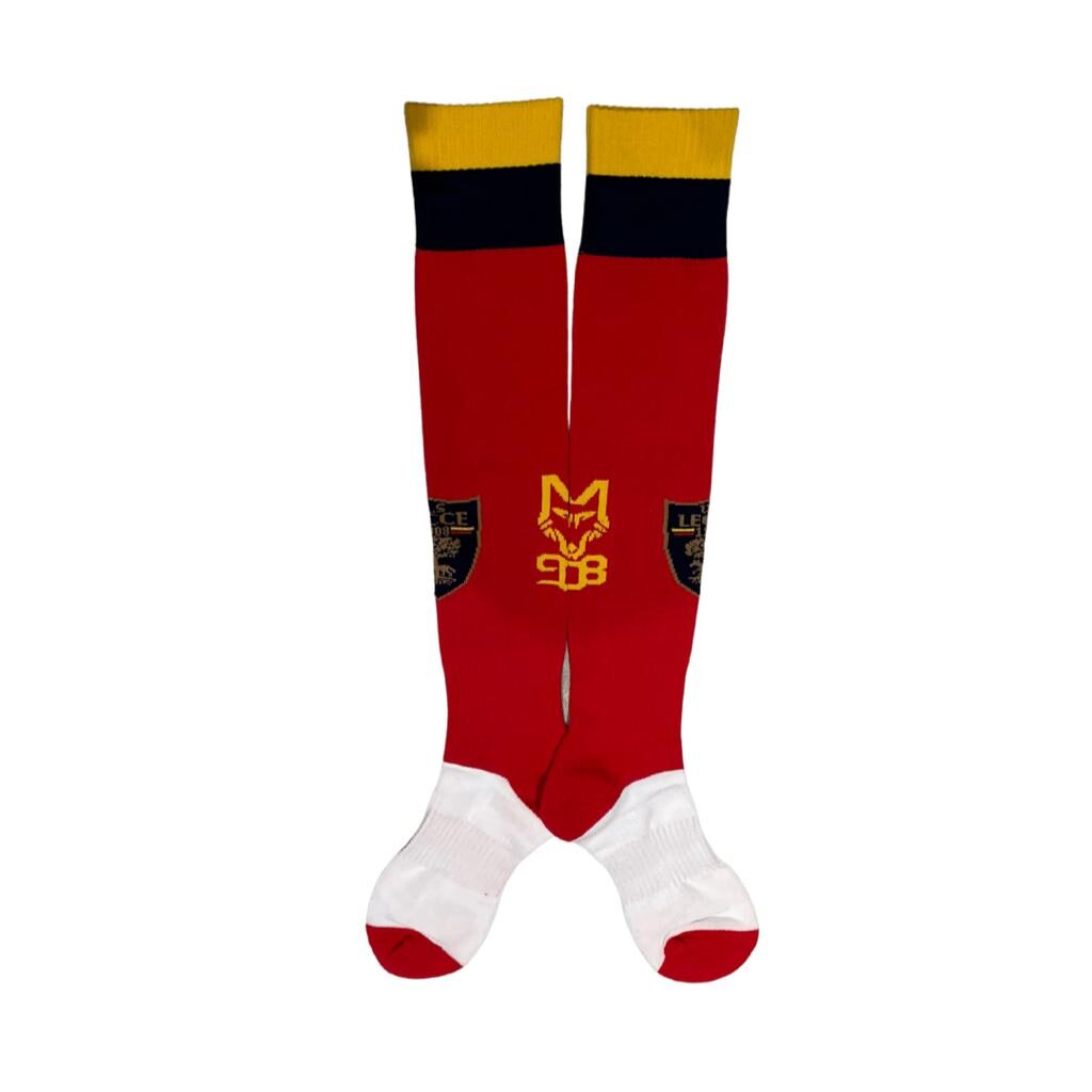 M908 -U.S.LECCE CALZETTONE ROSSO GIOVANILI