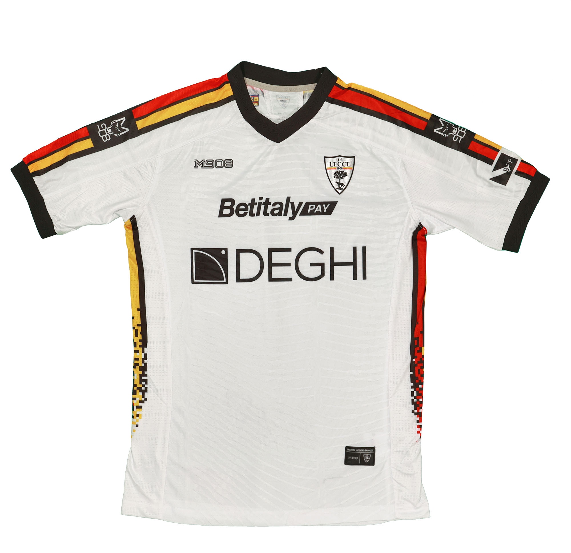 M908 – 2′ MAGLIA GARA UFFICIALE TRASFERTA BIANCA U.S.LECCE CALCIO 24/25