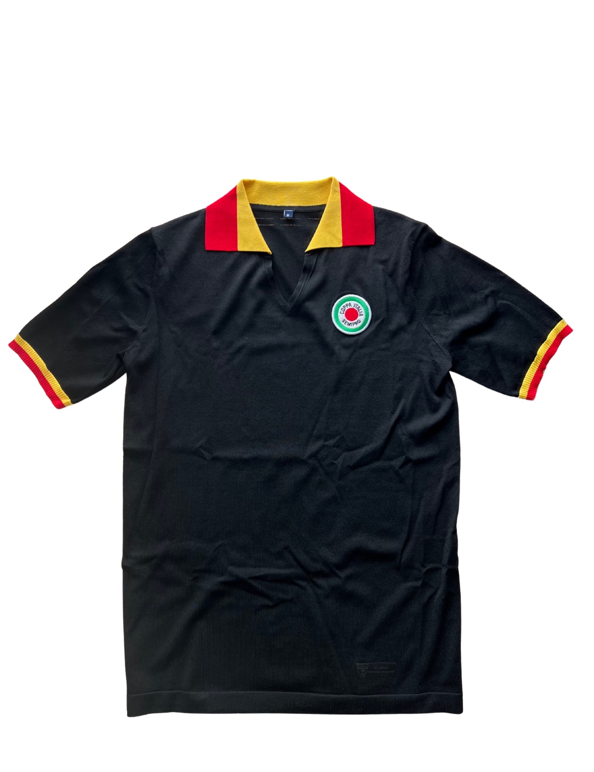 M908 – MAGLIA GARA STORICA EDIZIONE SPECIALE LIMITATA SERIE B 1976/1977 – VERSIONE NERA PORTIERE – TESSUTO TECNICO O VINTAGE