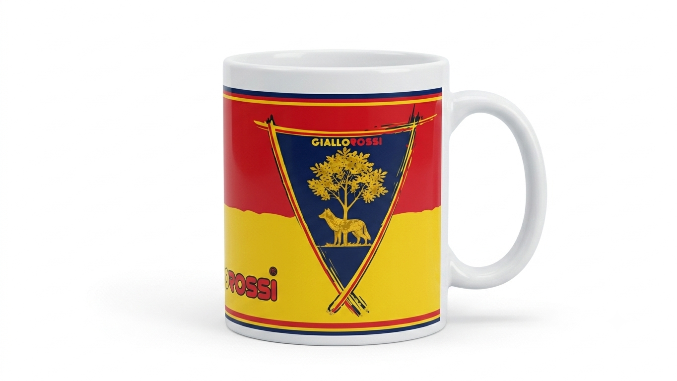 GIALLOROSSI – TAZZA MUG LATTE COLAZIONE IN CERAMICA