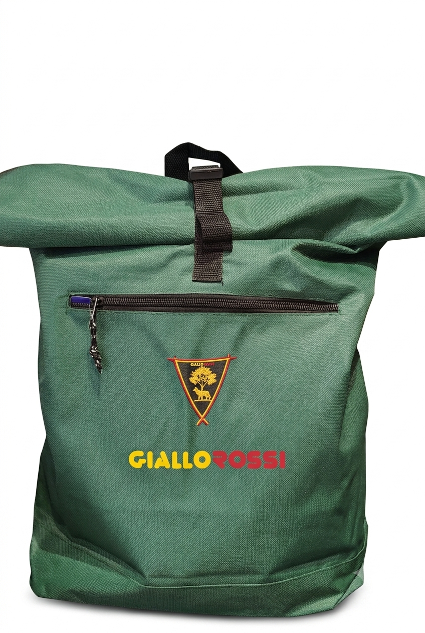 GIALLOROSSI – ZAINO MEDIO ROLL TOP VERDE O NERO
