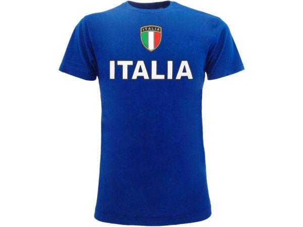 ITALIA -T-SHIRT COTONE MANICA CORTA BAMBINO E ADULTO