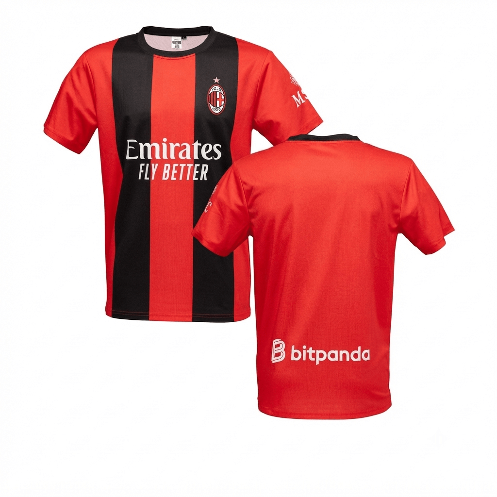 MAGLIA CALCIO MILAN – HOME KIT 2026/27 PERSONALIZZABILE