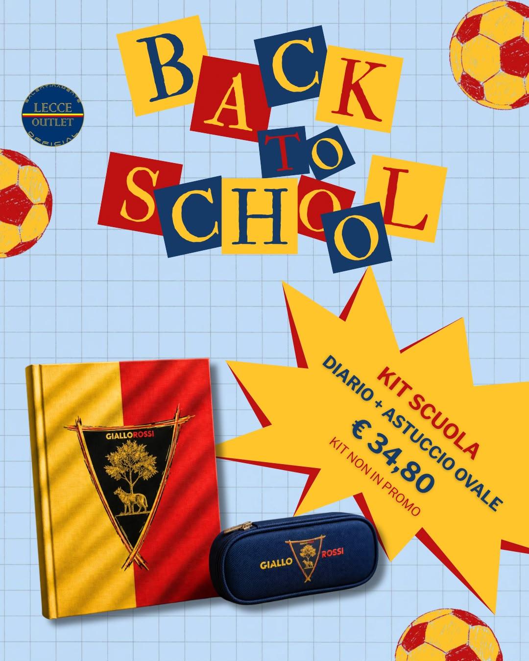 GIALLOROSSI – KIT SCUOLA DIARIO+ASTUCCIO OVALE TOMBOLINO